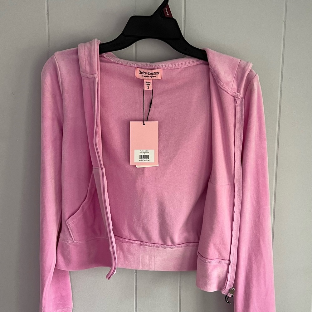 Juicy Couture Light Pink Cropped Jacket